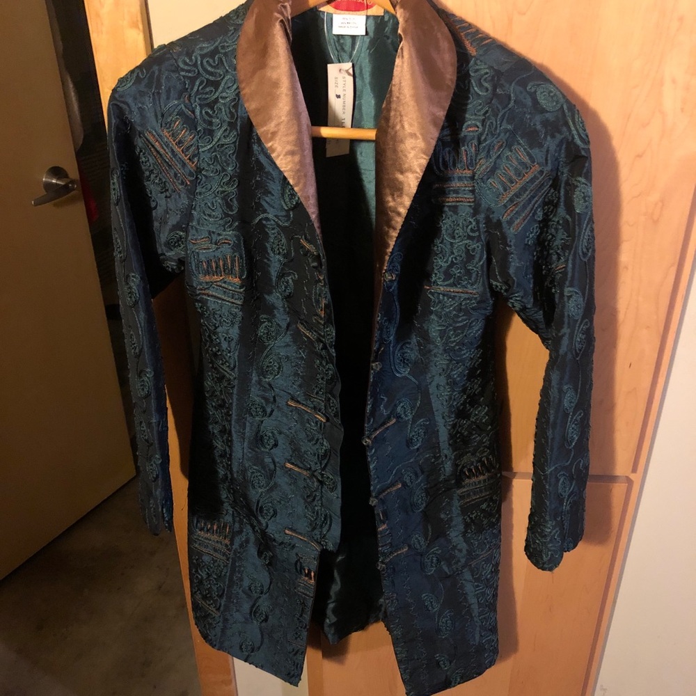 Kimono style embroidered jacket